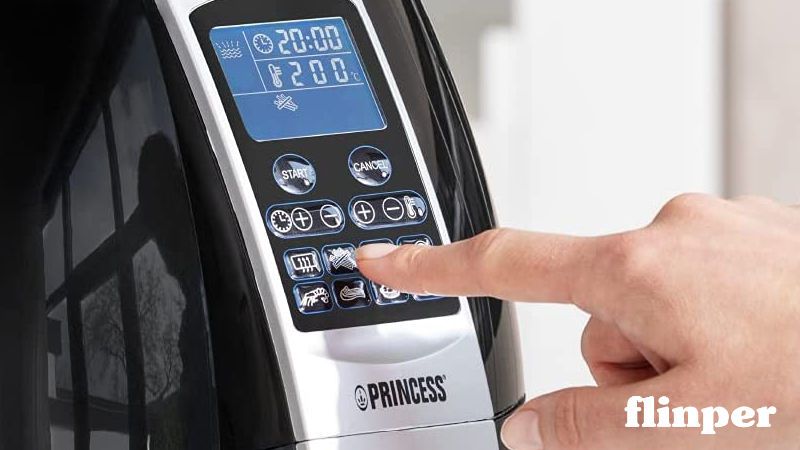 Princess XL 182020 Heißluftfritteuse (1500 Watt, Aerofryer mit digitalem Display