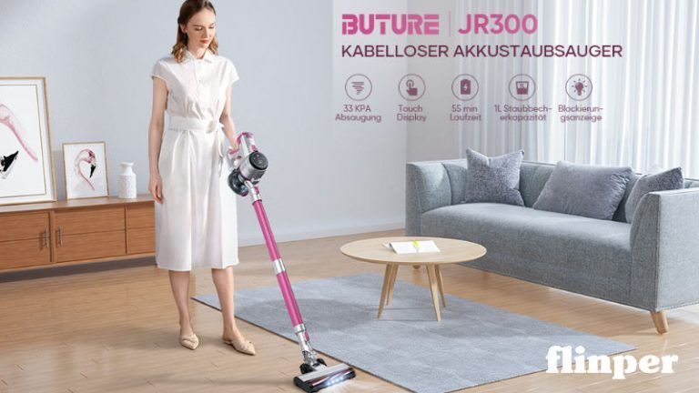 Read more about the article BuTure JR300 Test | BuTure Akku Staubsauger, 33.000 Pa