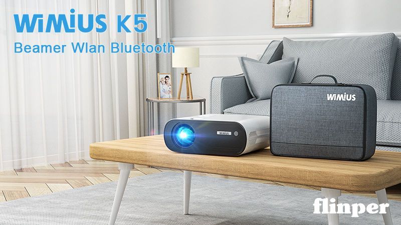 WiMiUS K5 WiFi Bluetooth Mini Beamer