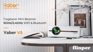 Read more about the article YABER V5 Test: Der Mini-Projektor, der Ein Immersives Kinoerlebnis mit Klaren und Hellen Bildern und Drahtloser Konnektivität Bietet.