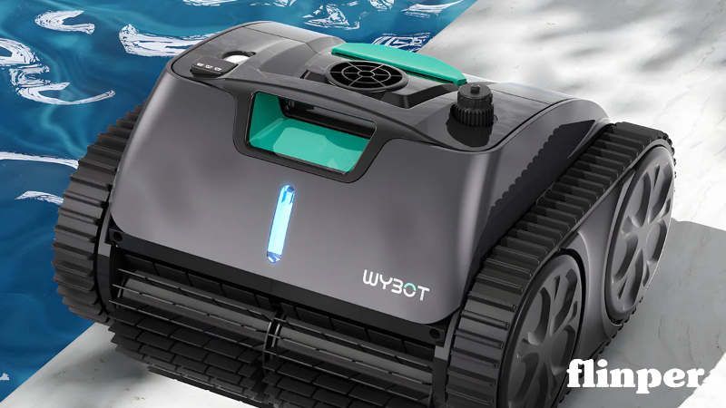 WYBOT C1 MAX Akku Poolroboter Boden und Wand mit App Test